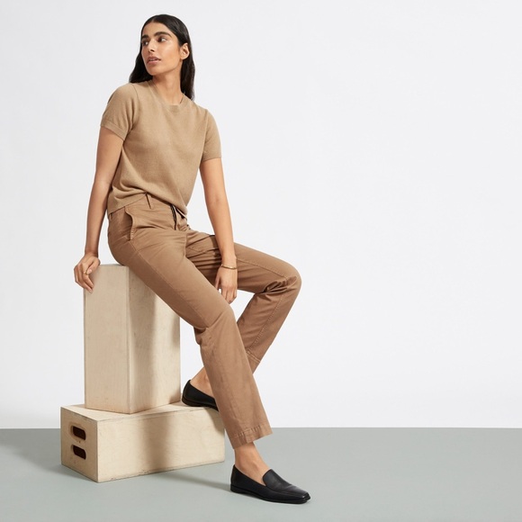 EVERLANE The Cashmere Sweater Tee – Camel - Picture 3 of 7